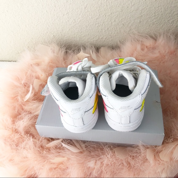 Nike Air Force 1 Mid “White” (TD) Custom size 4c - Picture 13 of 16